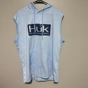 HUK Men's Blue Hoody